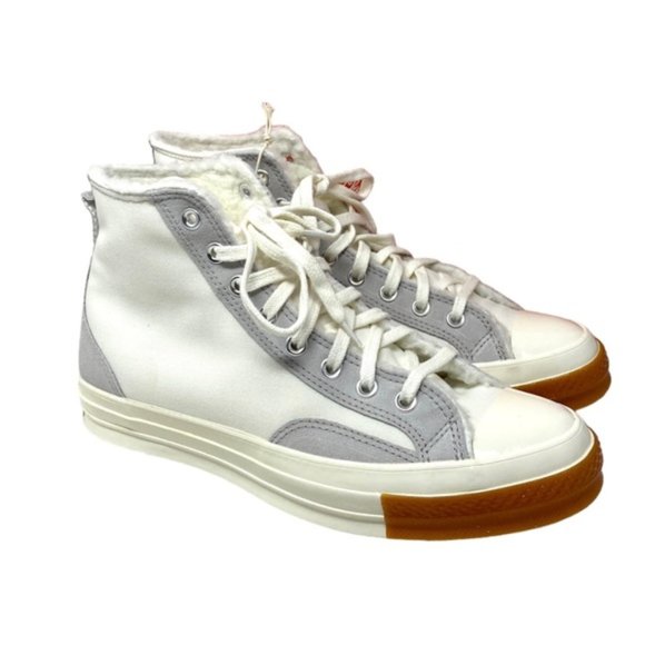 Converse Chuck 70 Sneaker Hi Vintage White Casual Womens Canvas Suede A04409C - Picture 10 of 12